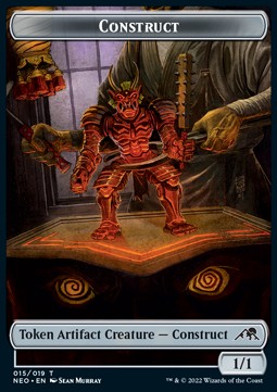 Construct Token (A 1/1) // Spirit Token (C 1/1) XNEO-T 15/2 Token Excellent Englisch Foil