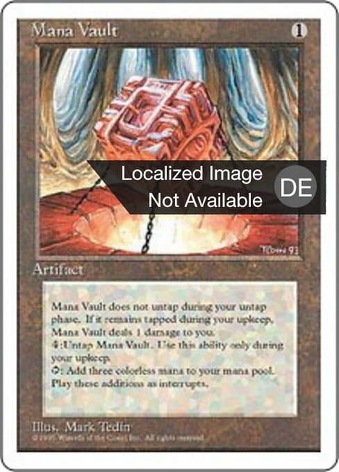 Manaschatz 4ED- Rare Light Played Deutsch