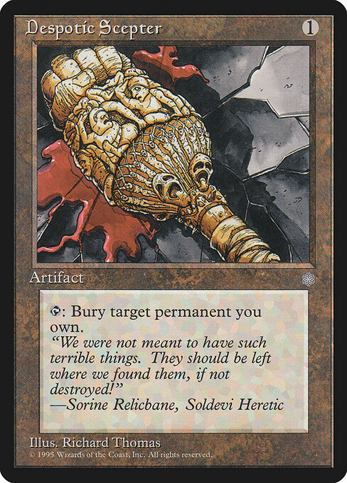 Despotic Scepter ICE- Rare Poor Englisch