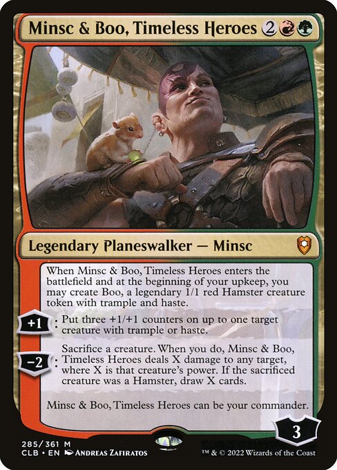 Minsc & Boo, Timeless Heroes CLB-285 Mythic Near Mint Englisch