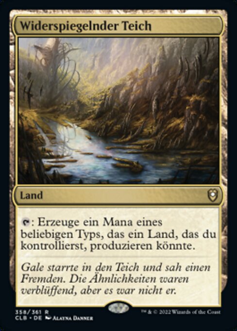 Widerspiegelnder Teich CLB-358 Rare Near Mint Deutsch