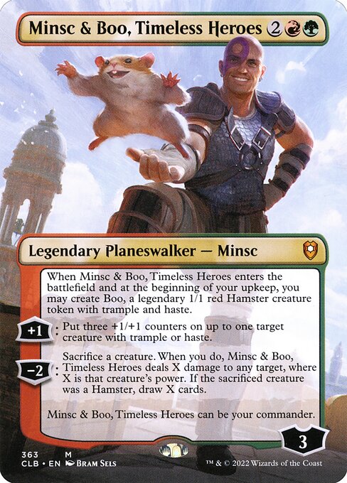 Minsc & Boo, Timeless Heroes XCLB-363 Mythic Near Mint Englisch Foil