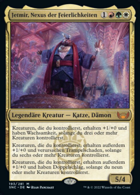 Jetmir, Nexus der Feierlichkeiten SNC-193 Mythic Near Mint Deutsch