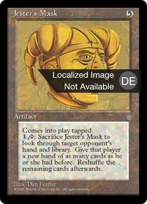 Narrenmaske ICE- Rare Excellent Deutsch