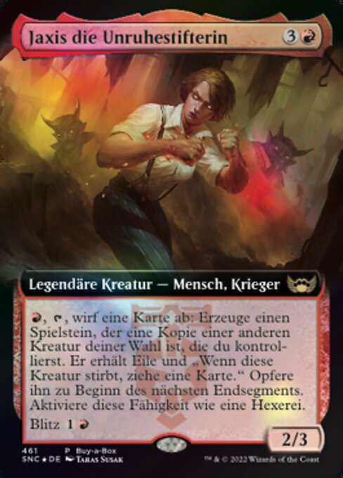 Jaxis die Unruhestifterin BABP-461 Rare Excellent Deutsch Foil