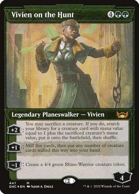 Vivien auf der Jagd (V.3) XSNC-447 Mythic Near Mint Deutsch Foil