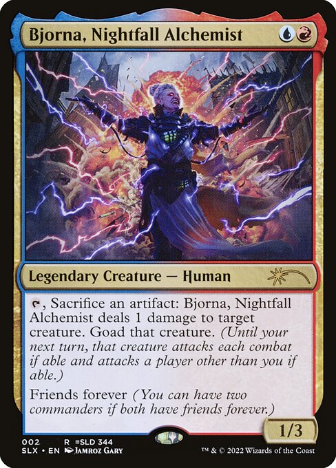 Bjorna, Nightfall Alchemist SLX-2 Rare Near Mint Englisch