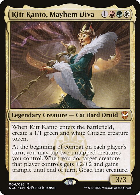 Kitt Kanto, Mayhem Diva NCC-4 Mythic Near Mint Englisch Foil