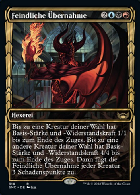 Feindliche Übernahme (V.1) XSNC-310 Rare Near Mint Deutsch