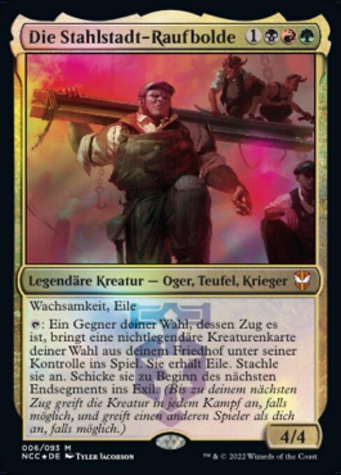 Die Stahlstadt-Raufbolde NCC-6 Mythic Excellent Deutsch Foil