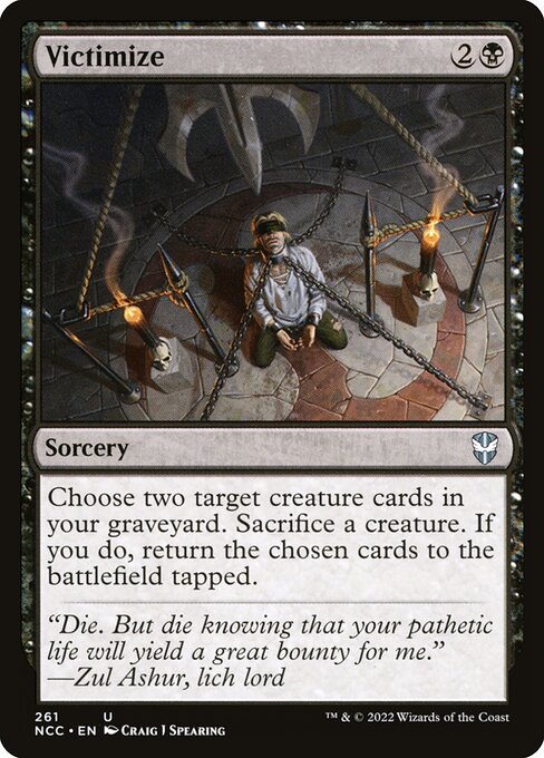 Victimize NCC-261 Uncommon Near Mint Englisch