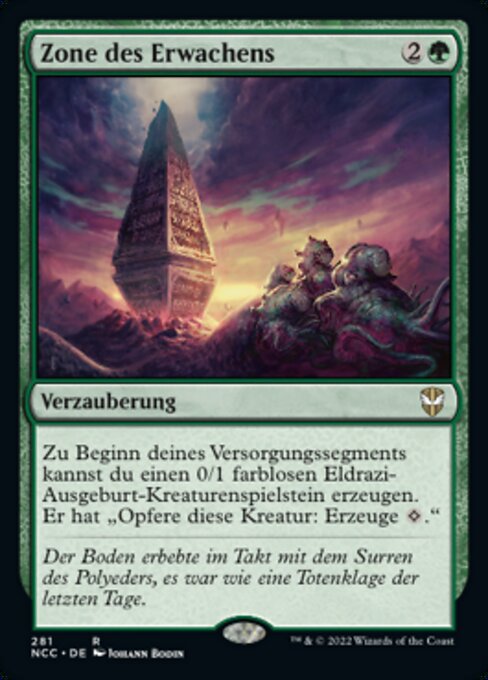 Zone des Erwachens NCC-281 Rare Near Mint Deutsch