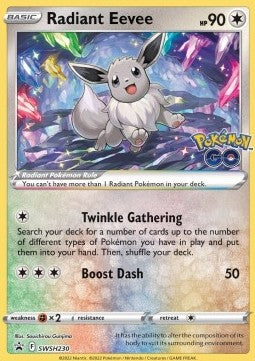 Radiant Eevee SWSH-230 Promo Near Mint Englisch
