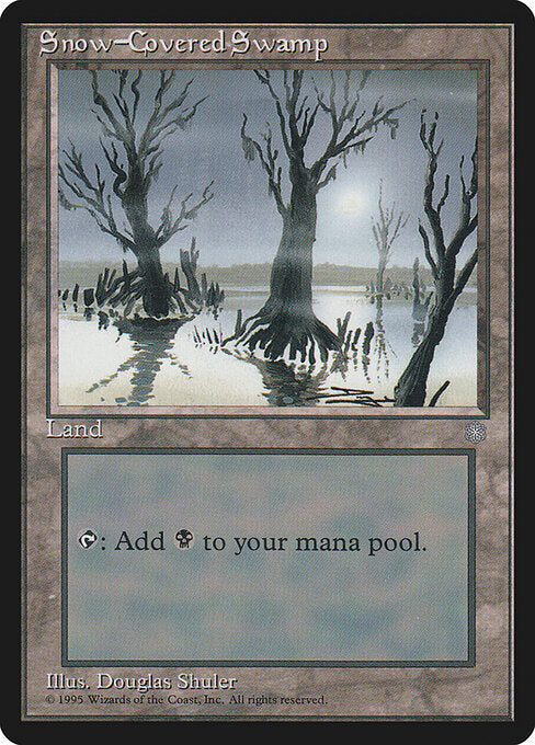 Snow-Covered Swamp ICE- Land Excellent Englisch