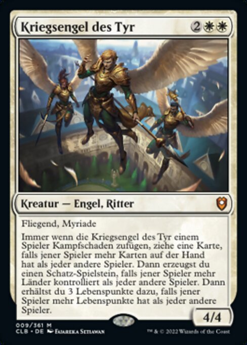 Kriegsengel des Tyr CLB-9 Mythic Excellent Deutsch