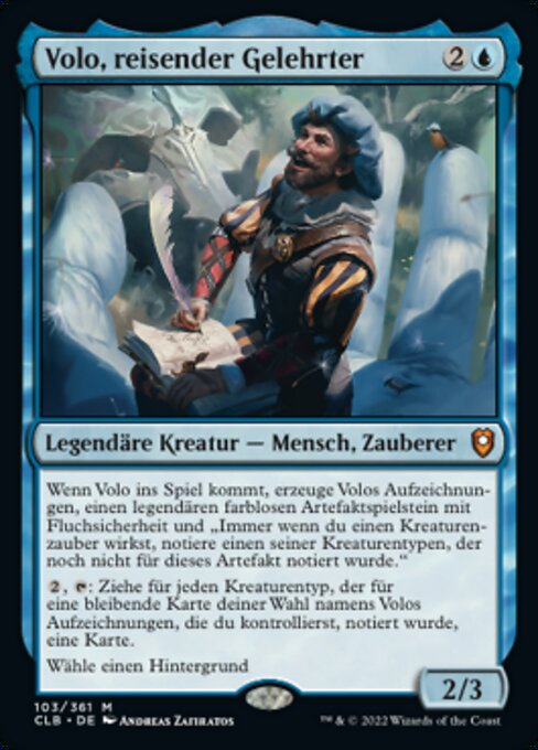 Volo, reisender Gelehrter CLB-103 Mythic Good Deutsch