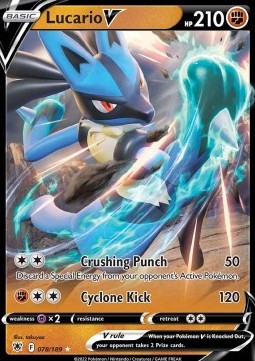 Lucario V ASR-078 Ultra Rare Near Mint Englisch