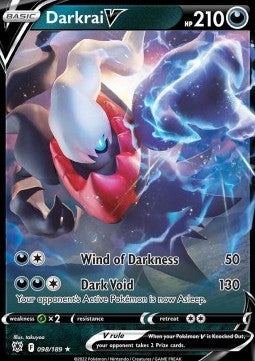 Darkrai V ASR-098 Ultra Rare Good Italienisch