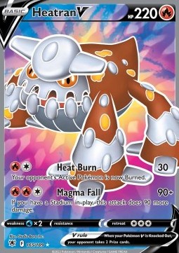 Heatran V ASR-165 Ultra Rare Excellent Deutsch