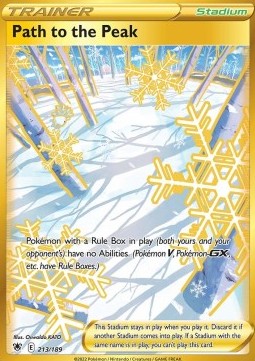 Schneegipfelpfad ASR-213 Secret Rare Excellent Deutsch