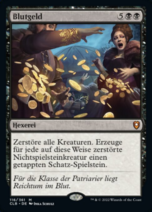 Blutgeld CLB-116 Mythic Excellent Deutsch
