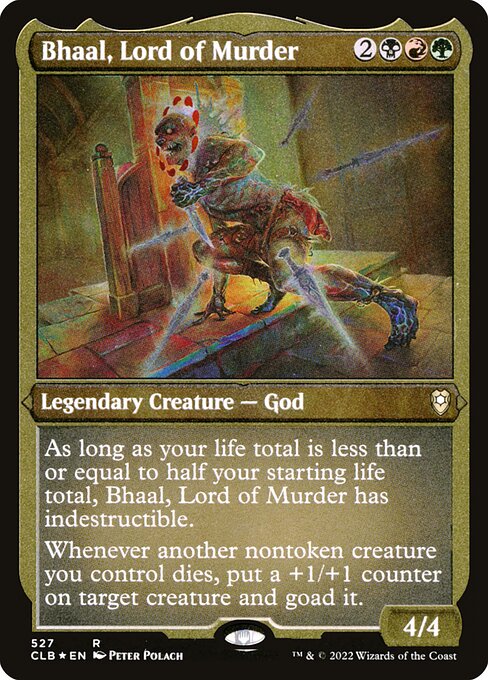 Bhaal, Lord of Murder XCLB-527 Rare Excellent Englisch Foil