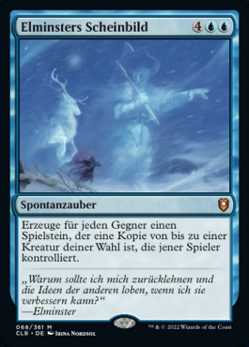 Elminsters Scheinbild CLB-68 Mythic Near Mint Deutsch