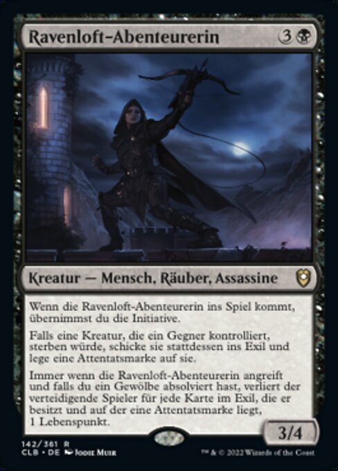 Ravenloft-Abenteurerin CLB-142 Rare Near Mint Deutsch