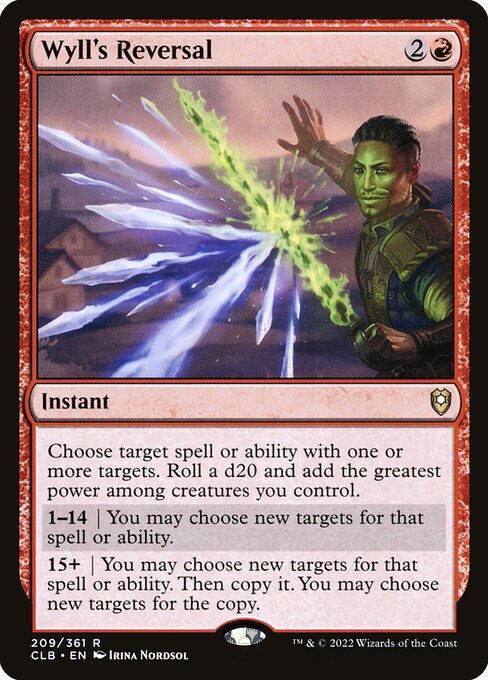 Wyll's Reversal CLB-209 Rare Near Mint Englisch