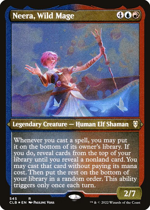 Neera, Wilde Magierin (V.1) XCLB-545 Rare Excellent Englisch Foil
