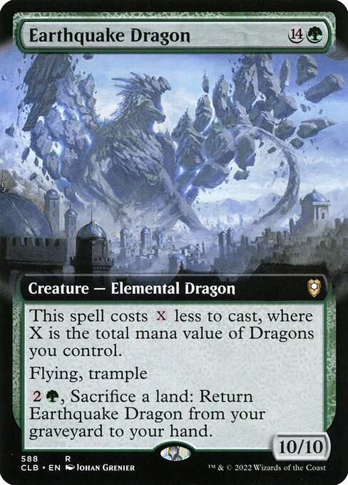 Earthquake Dragon XCLB-588 Rare Near Mint Englisch Foil