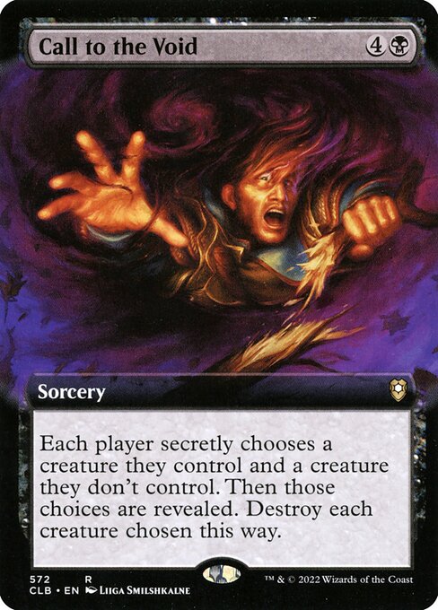 Call to the Void XCLB-572 Rare Near Mint Englisch Foil
