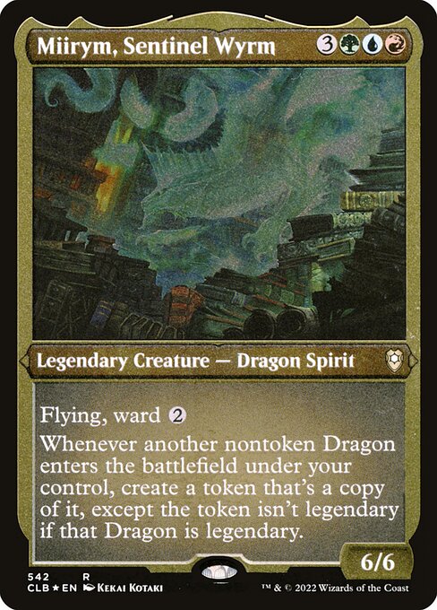 Miirym der Wächterwyrm (V.1) XCLB-542 Rare Near Mint Deutsch Foil