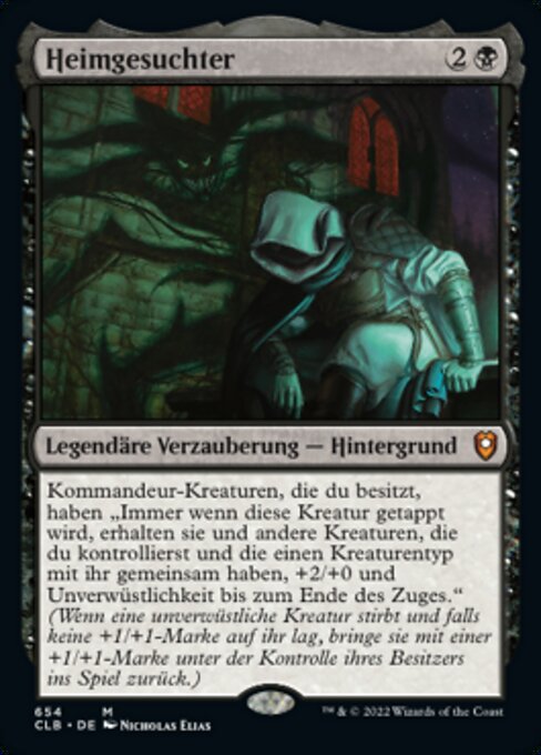 Heimgesuchter (V.1) XCLB-654 Mythic Excellent Deutsch Foil