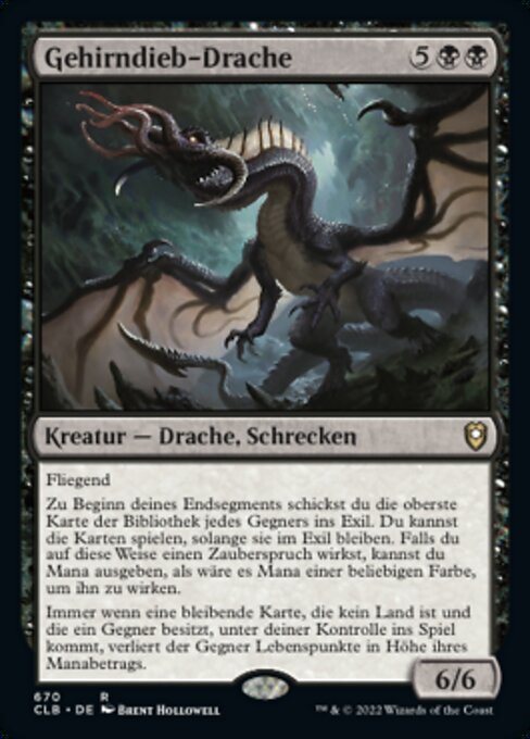Gehirndieb-Drache (V.1) XCLB-670 Rare Excellent Deutsch