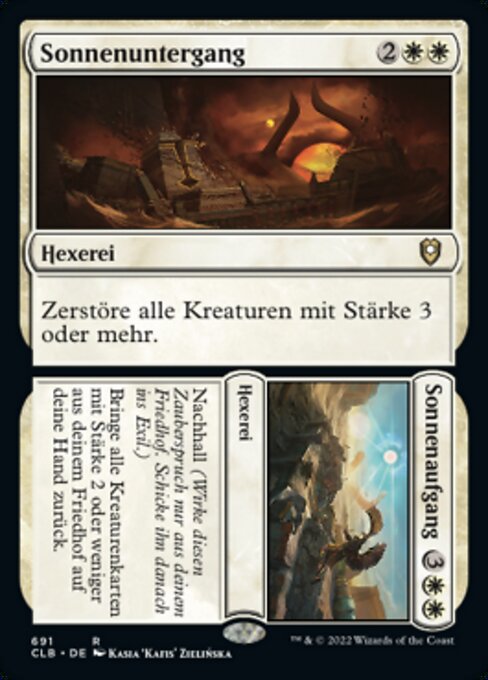 Sonnenuntergang // Sonnenaufgang XCLB-691 Rare Near Mint Deutsch