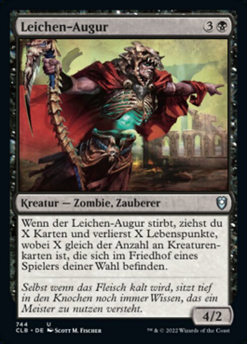 Leichen-Augur XCLB-744 Uncommon Near Mint Deutsch