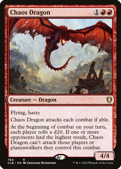 Chaos Dragon XCLB-784 Rare Near Mint Englisch