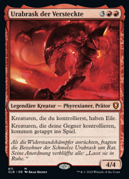 Urabrask der Versteckte XCLB-811 Mythic Near Mint Deutsch