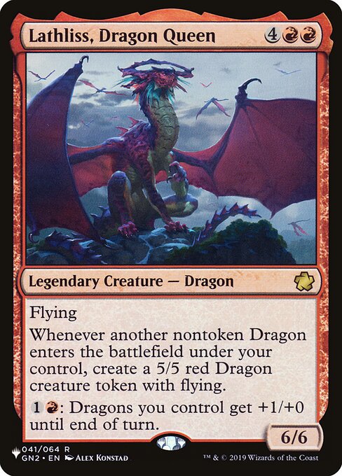 Lathliss, Königin der Drachen ZNL-41 Rare Excellent Englisch