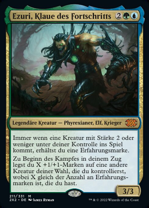 Ezuri, Klaue des Fortschritts 2X2-211 Mythic Near Mint Deutsch