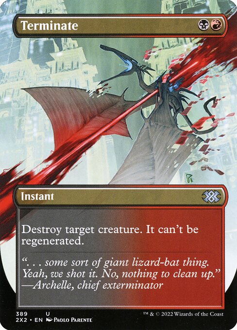 Terminate X2X2-389 Uncommon Near Mint Englisch Foil