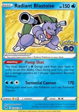 Strahlendes Turtok PGO-018 Ultra Rare Played Deutsch