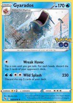 Gyarados PGO-022 Holo Rare Near Mint Englisch