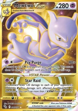 Mewtu VSTAR PGO-086 Secret Rare Near Mint Deutsch