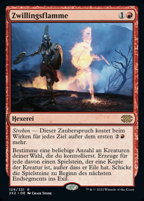 Zwillingsflamme 2X2-129 Rare Excellent Deutsch