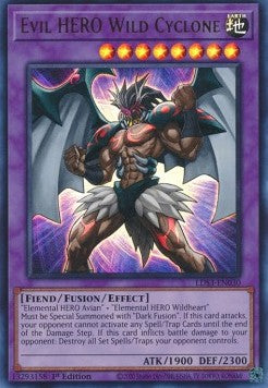 Böser HELD Wild Cyclone (V.1) LDS3-030 Ultra Rare Excellent Deutsch 1. Auflage
