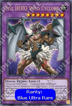 Böser HELD Wild Cyclone (V.3) LDS3-030 Ultra Rare Excellent Deutsch 1. Auflage