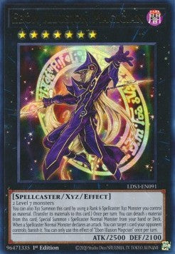 Schwarzer Illusionsmagier (V.1) LDS3-091 Ultra Rare Near Mint Deutsch 1. Auflage