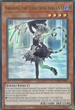 Arianna die Labrynth-Dienerin (V.1) TAMA-017 Ultra Rare Excellent Deutsch 1. Auflage